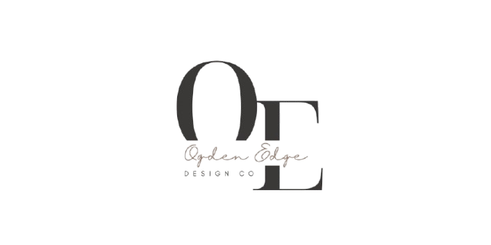 Elegant logo with initials O and E